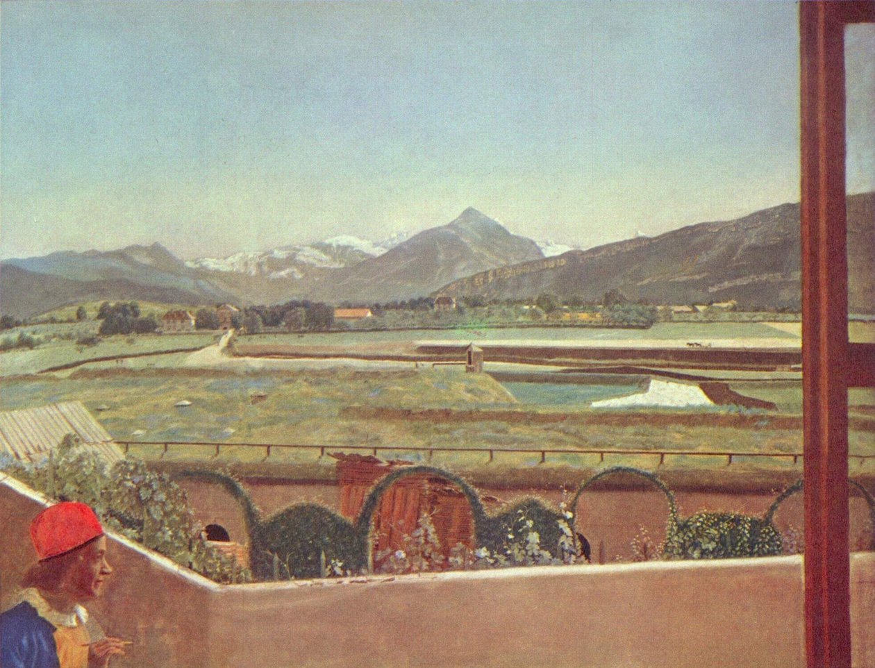 Paesaggio vicino a Ginevra da Jean Étienne Liotard