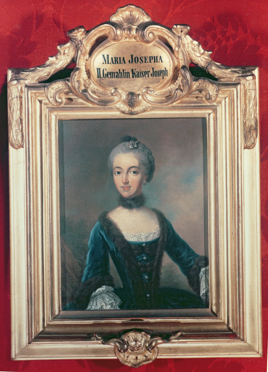 Maria Josepha di Baviera seconda moglie di Giuseppe II (1741-90) Imperatore del Sacro Romano Impero da Jean Étienne Liotard