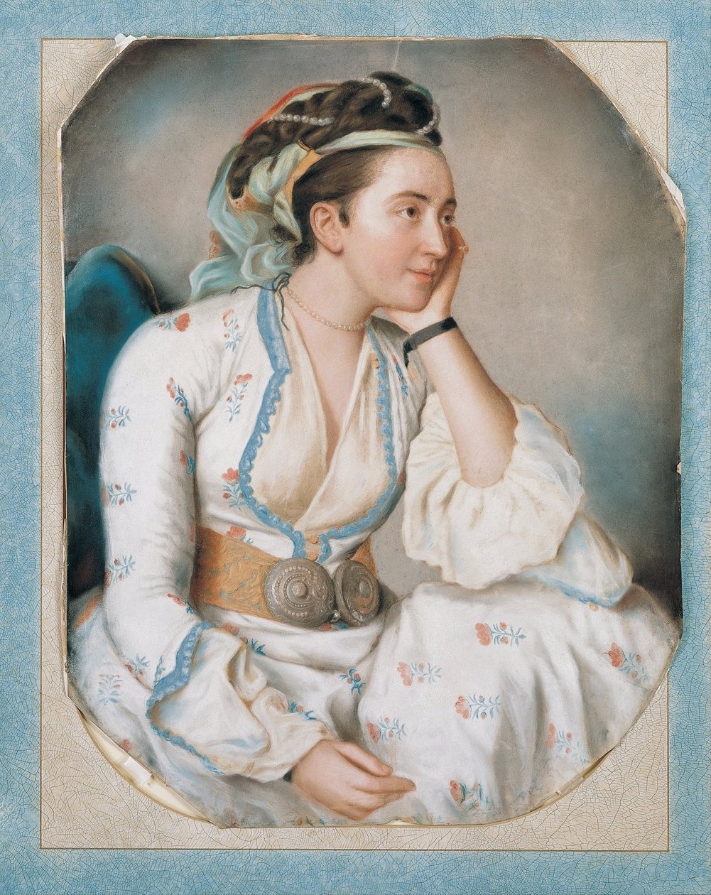 Donna in abito turco, metà del XVIII secolo da Jean Étienne Liotard