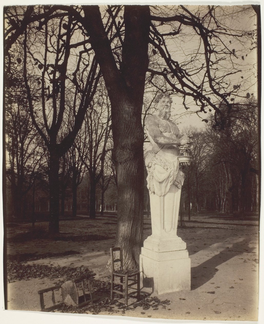 Versailles, angolo del parco da Jean Eugène Auguste Atget