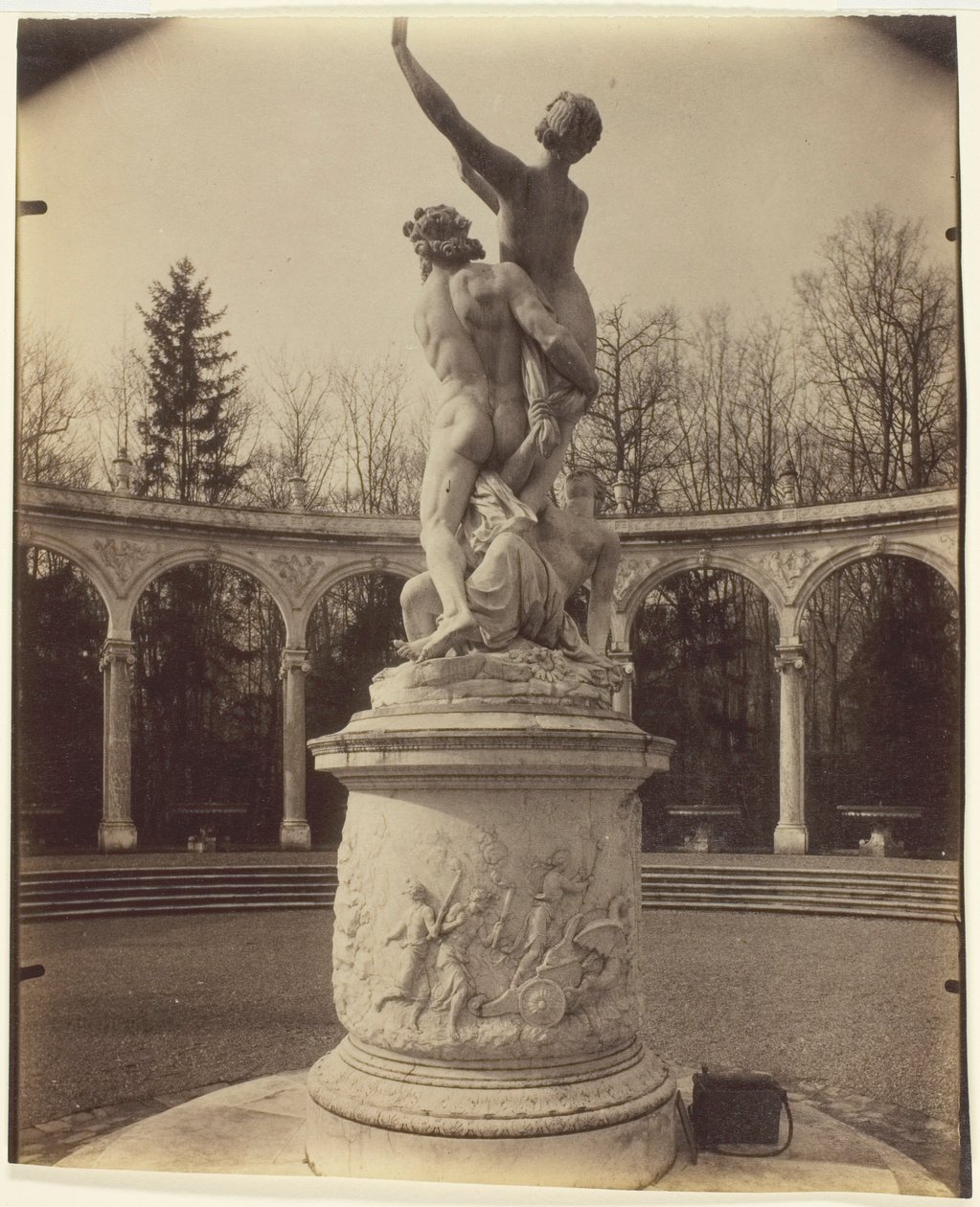 Versailles, Rapimento di Proserpina da parte di Plutone da Jean Eugène Auguste Atget