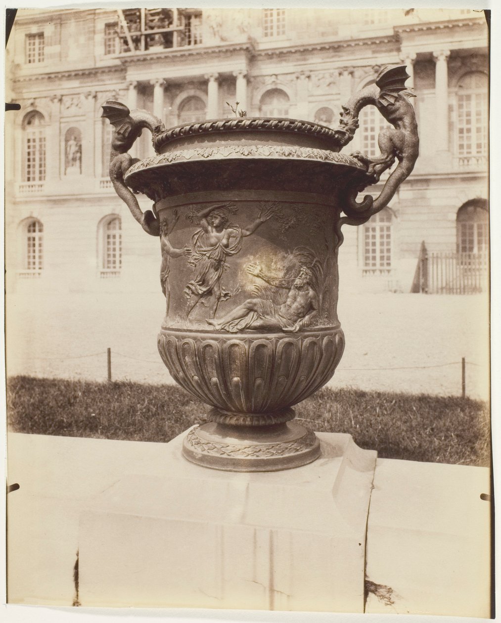 Versailles, vaso di Ballin da Jean Eugène Auguste Atget