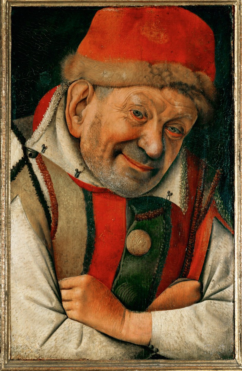 Gonella, nana di corte dei duchi di Ferrara ... (olio su legno di quercia) da Jean Fouquet