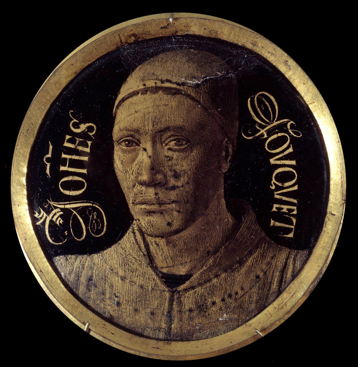Autoritratto dal dittico di Notre-Dame de Melun da Jean Fouquet