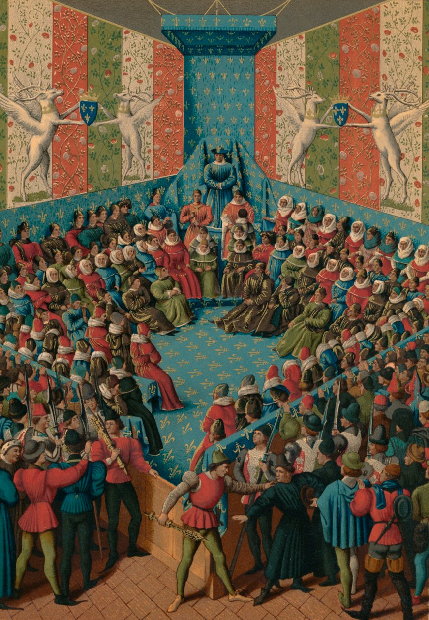 Verdetto su Giovanni II di Alençon da Jean Fouquet