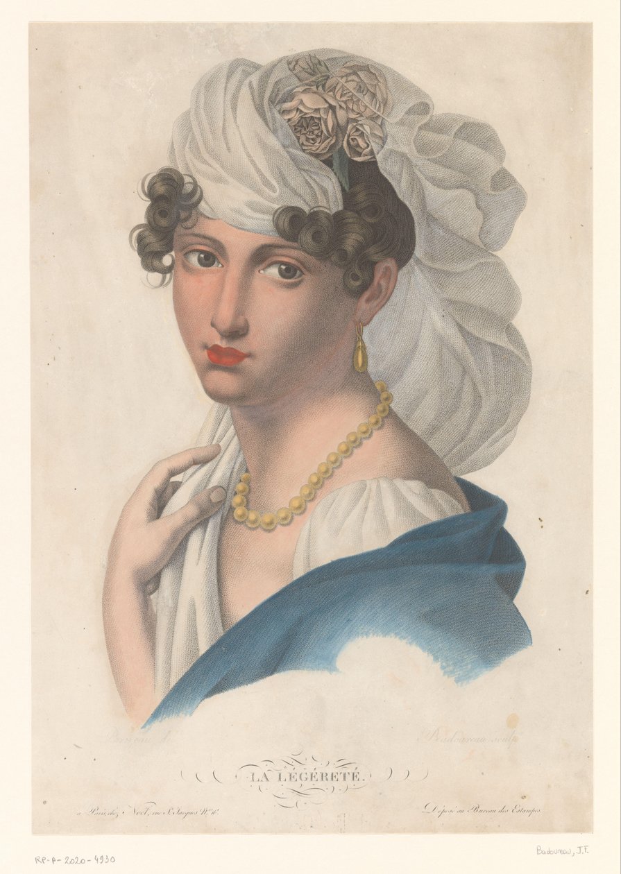 Donna con orecchino d