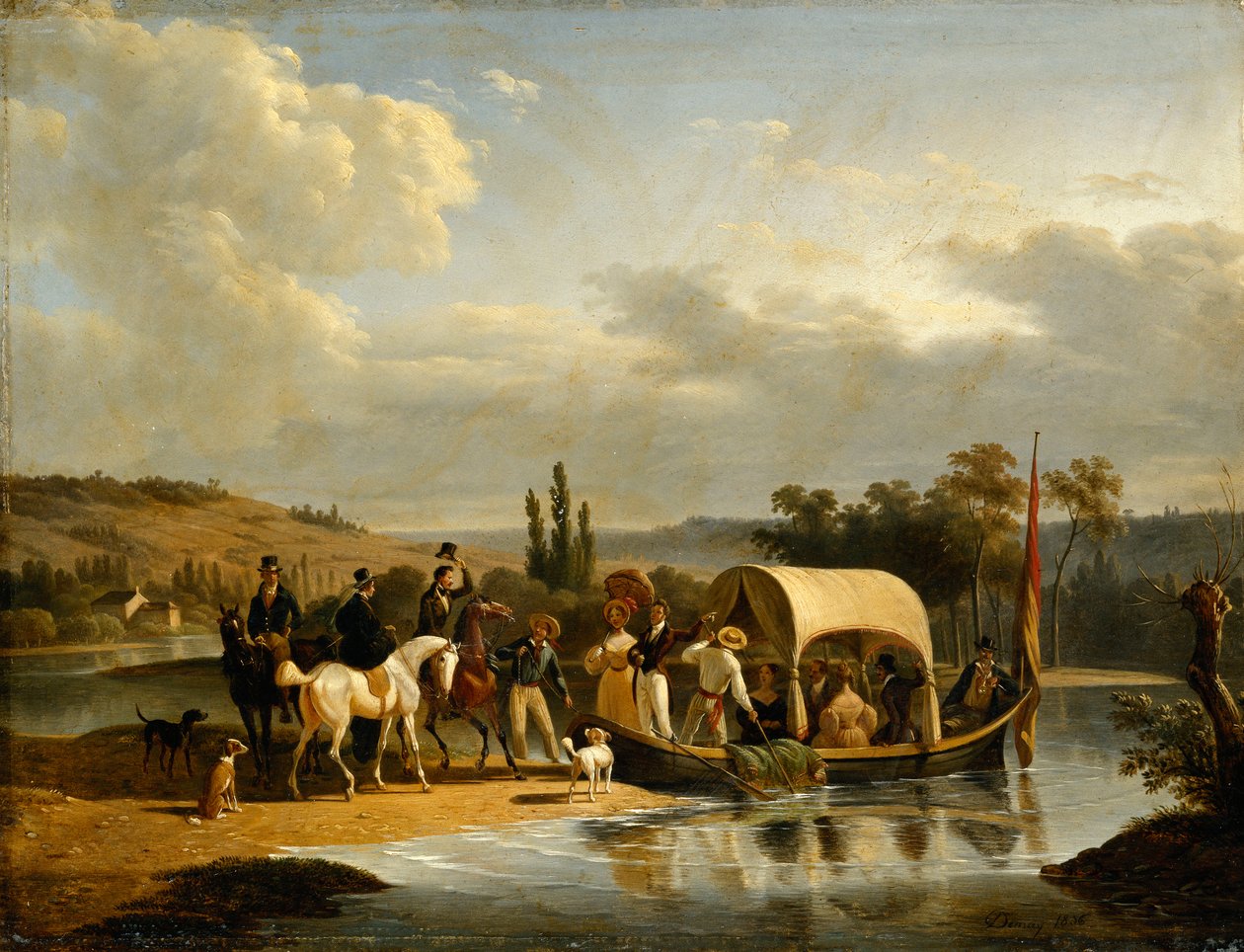 La Partenza, 1836 da Jean Francois Demay