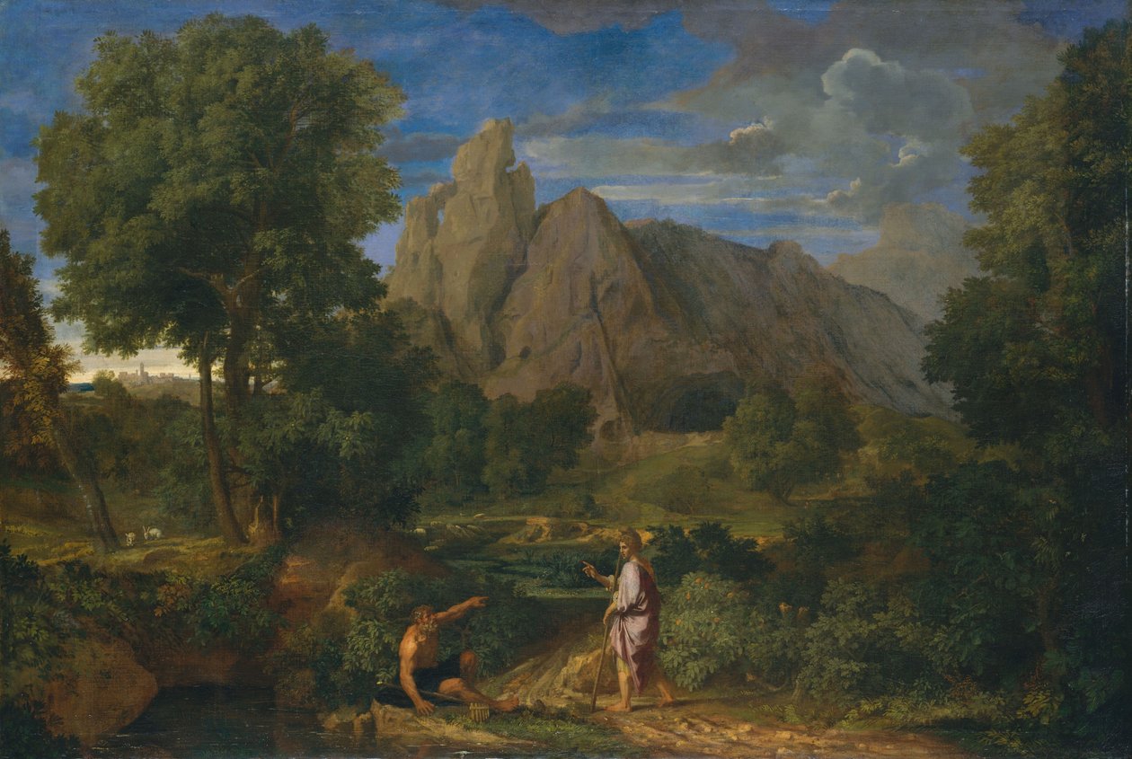 Mercurio e Battus da Jean Francois I Millet