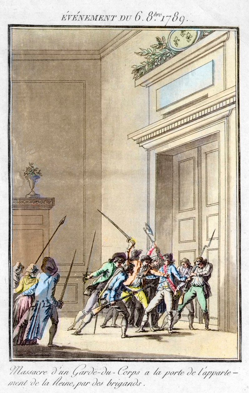 Rivoluzione Francese - Evento del 6 ottobre da Jean-Francois Janinet