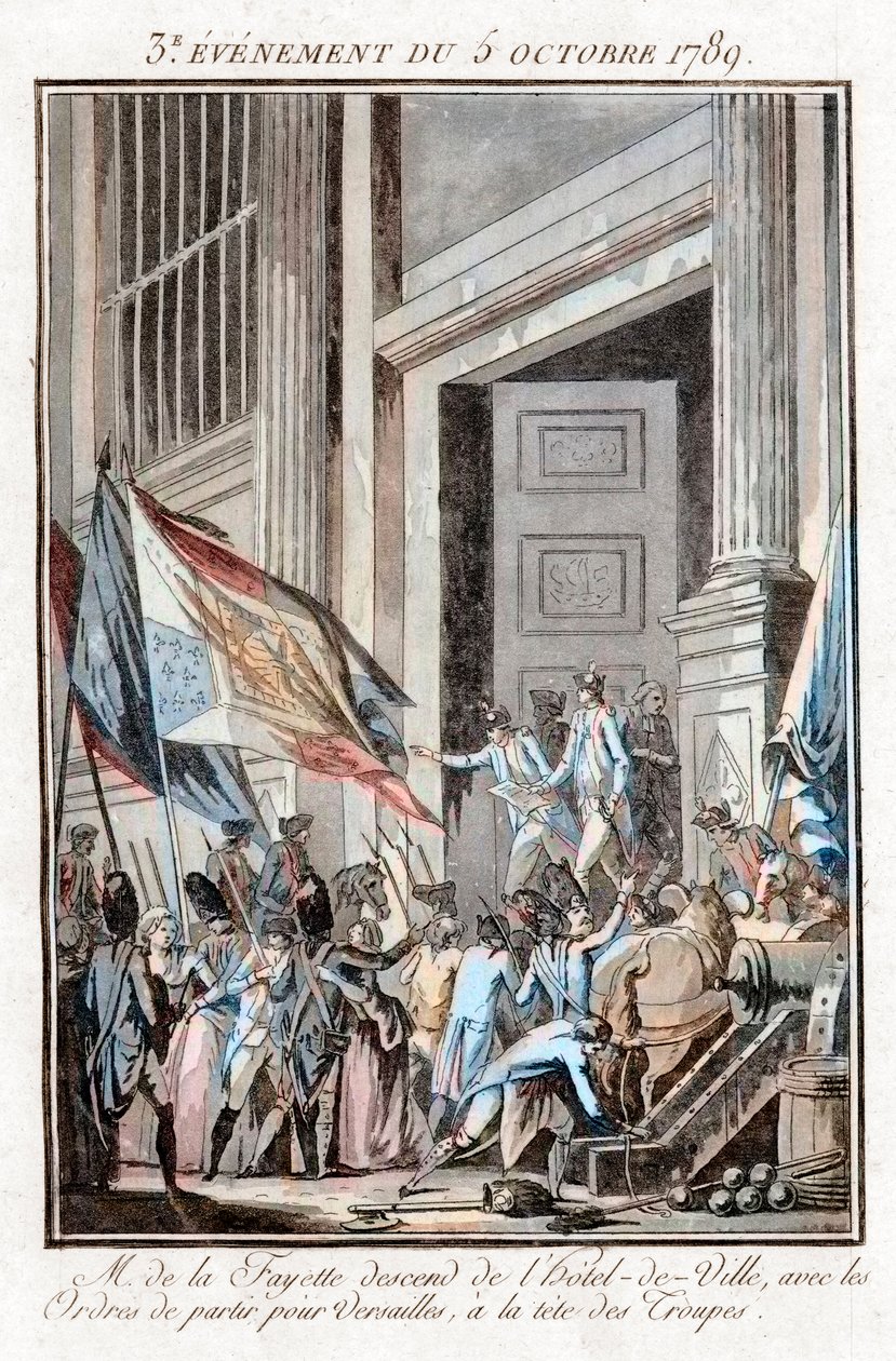 Rivoluzione francese - La Fayette lascia l