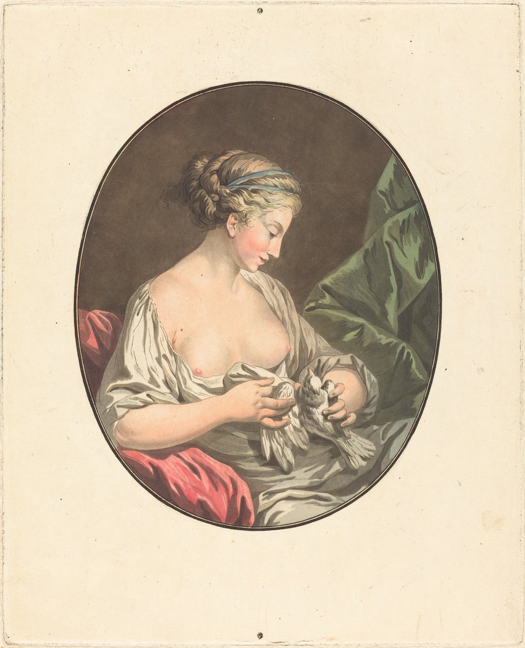 La Venere con le colombe da Jean Francois Janinet