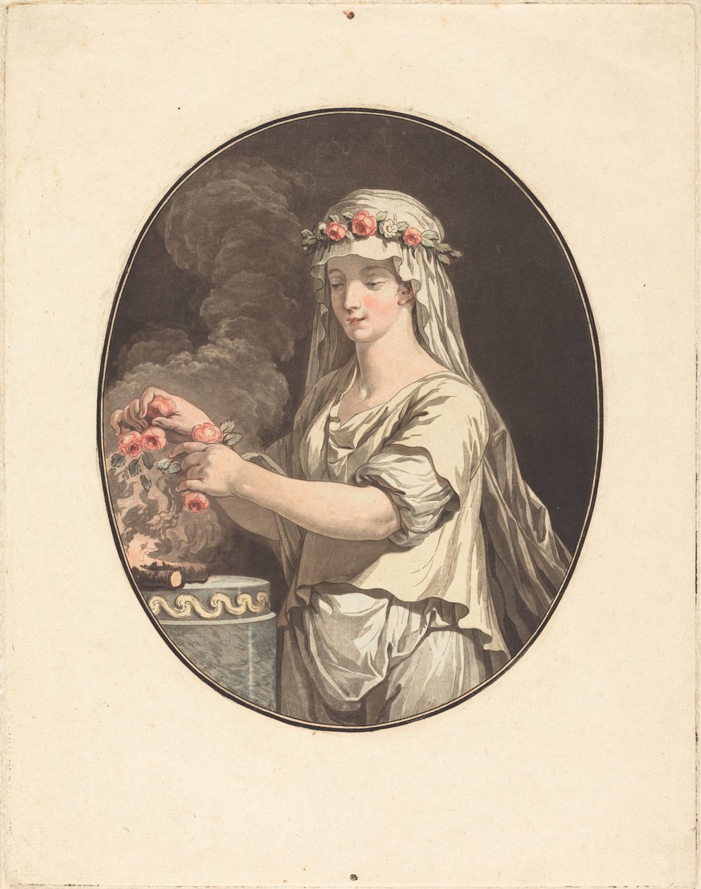 La giovane vestale da Jean Francois Janinet