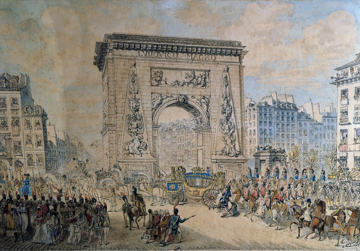 Entrata di Pio VII da Jean Francois Leleu