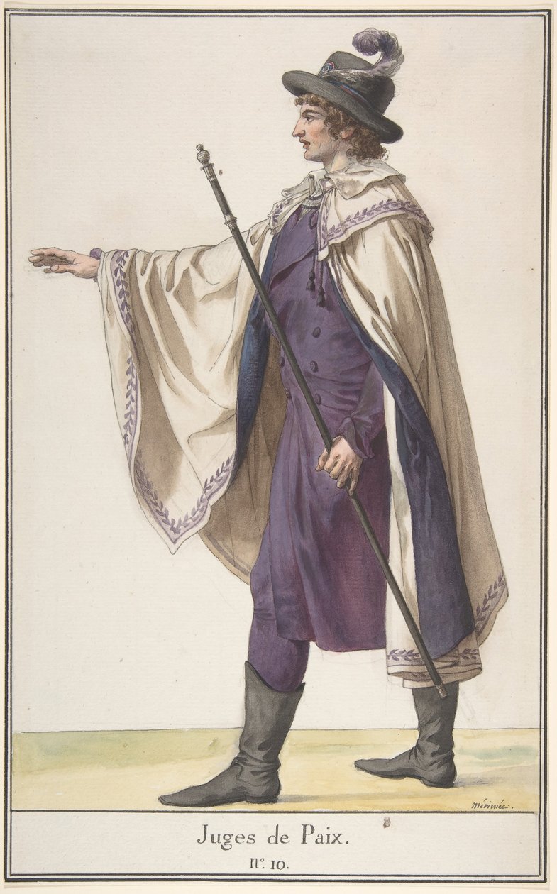 Un Giudice di Pace, ca. 1798-99 da Jean Francois Leonor Merimee