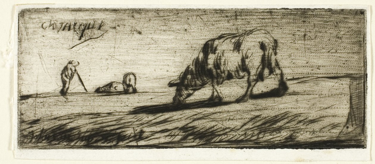 Una pecora che pascola da Jean Francois Millet