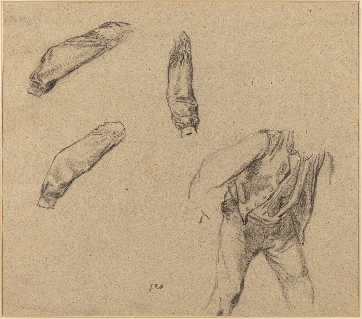 Studi di costumi da Jean Francois Millet