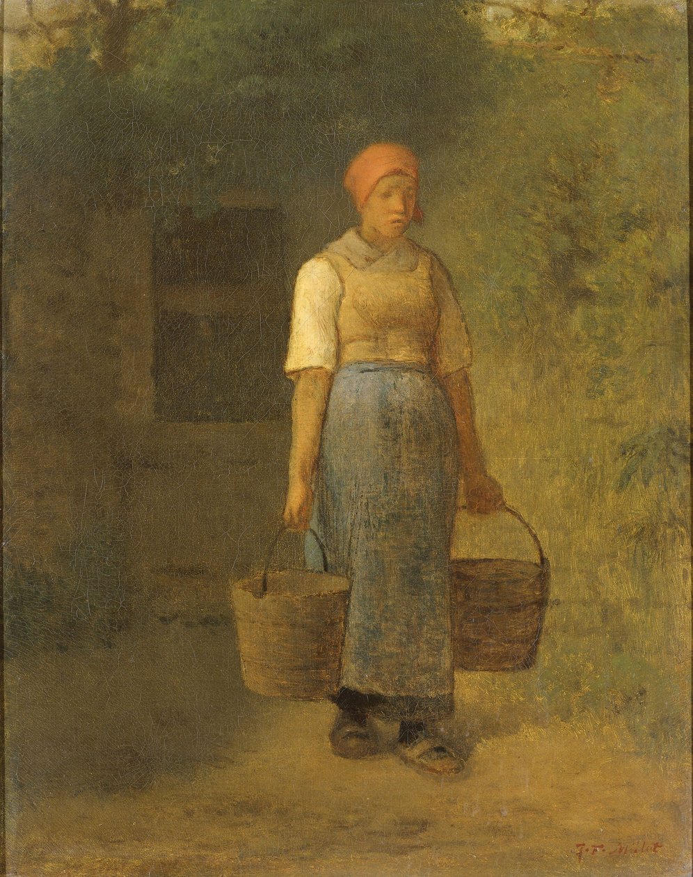 Ragazza che porta acqua da Jean Francois Millet