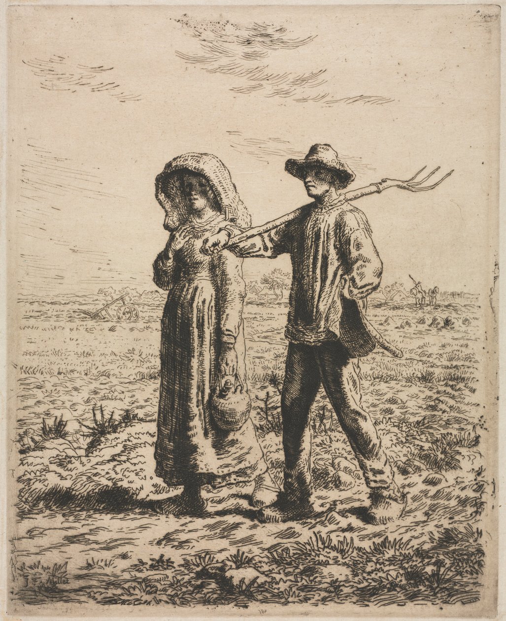 Andare al Lavoro da Jean Francois Millet