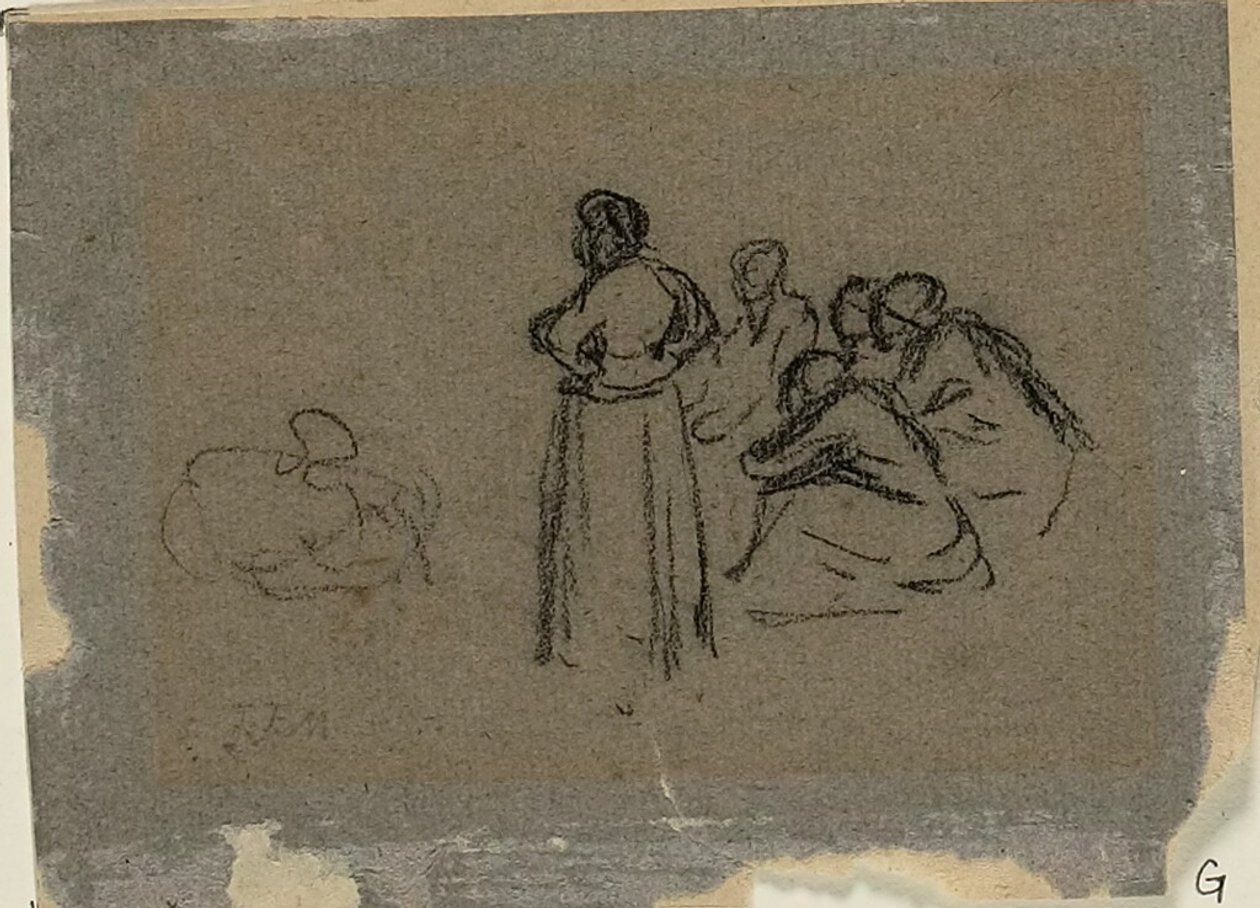 Gruppo di donne da Jean-Francois Millet