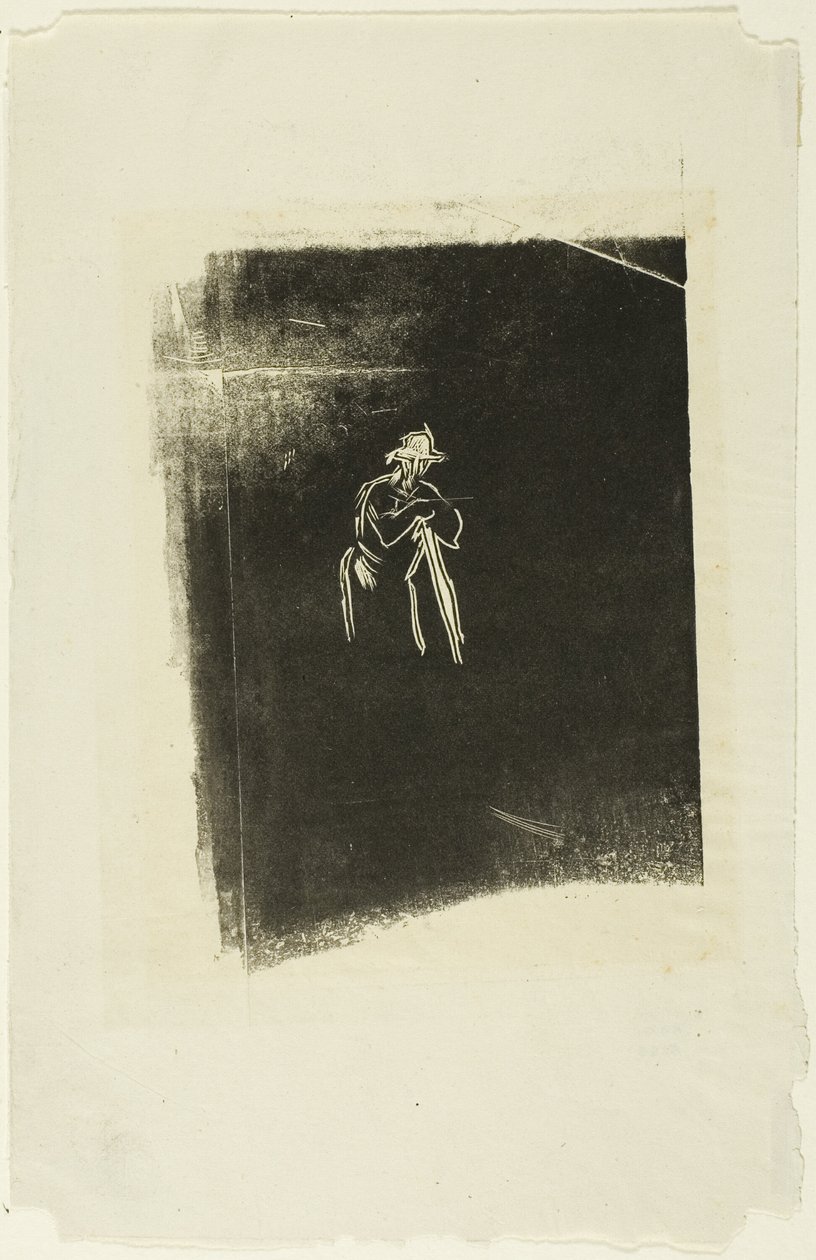 Uomo che riposa sulla sua vanga da Jean Francois Millet