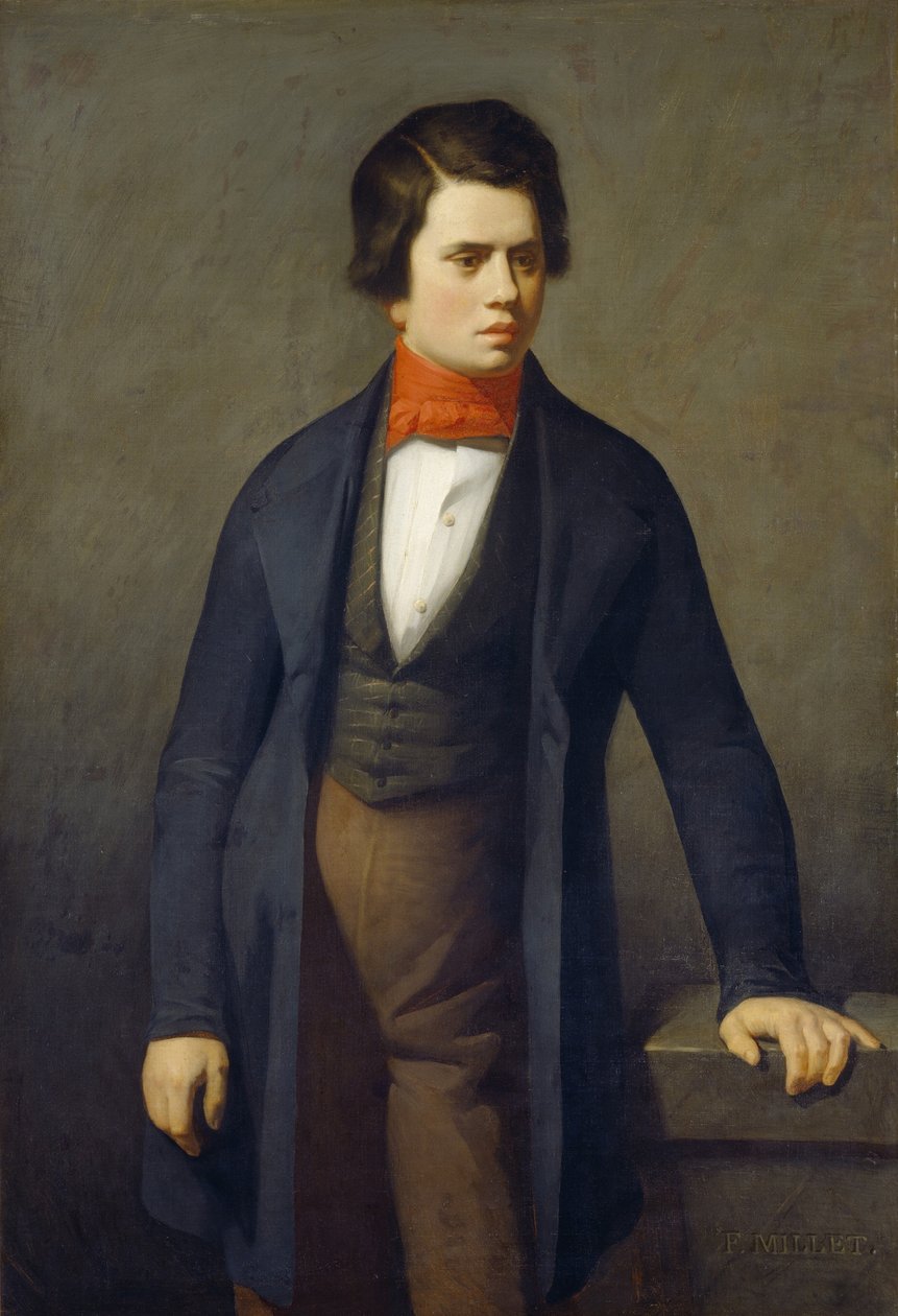 Ritratto di Leconte de Lisle 1818-1894 da Jean Francois Millet