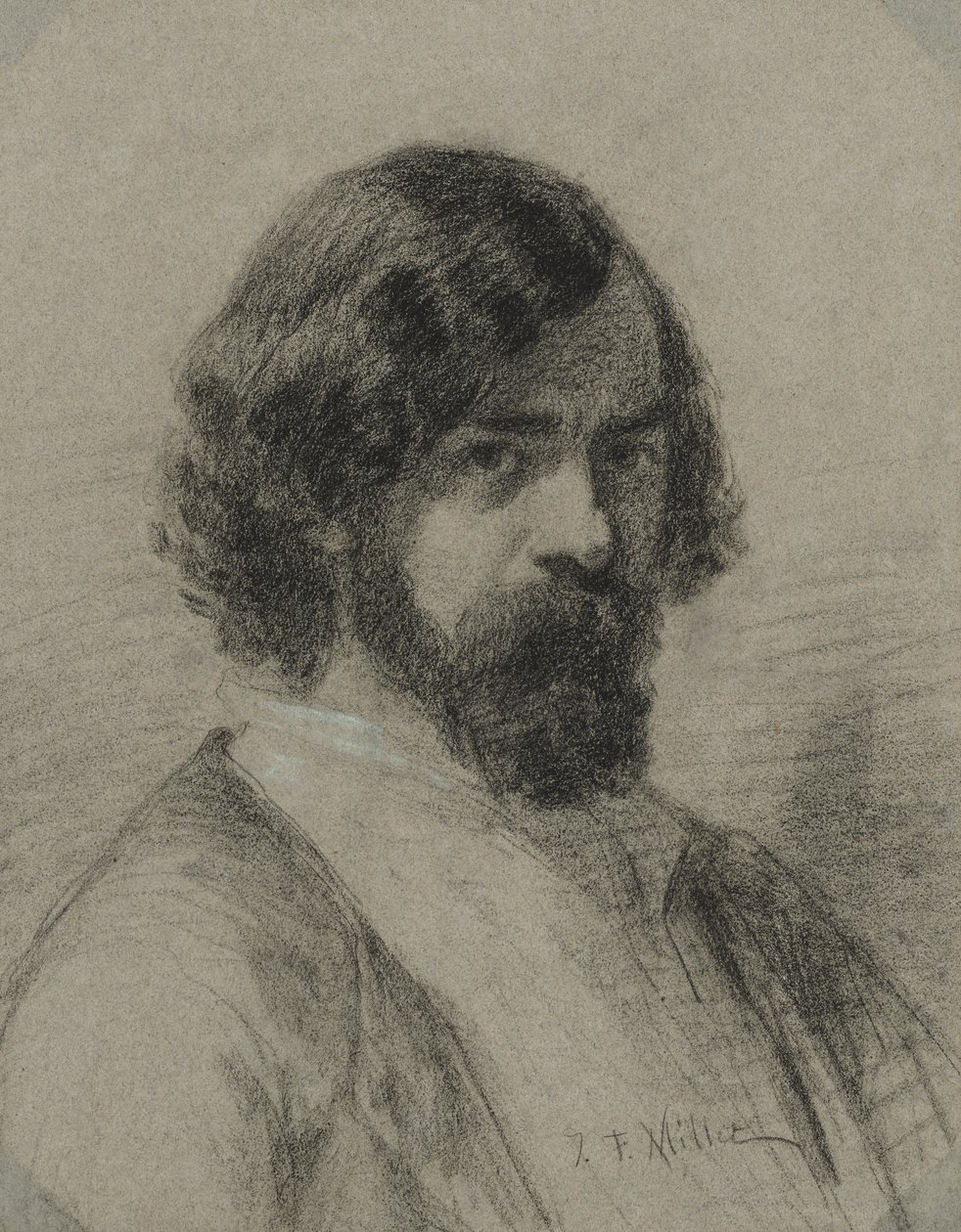 Ritratto di Narcisse Virgile Diaz de la Peña da Jean Francois Millet