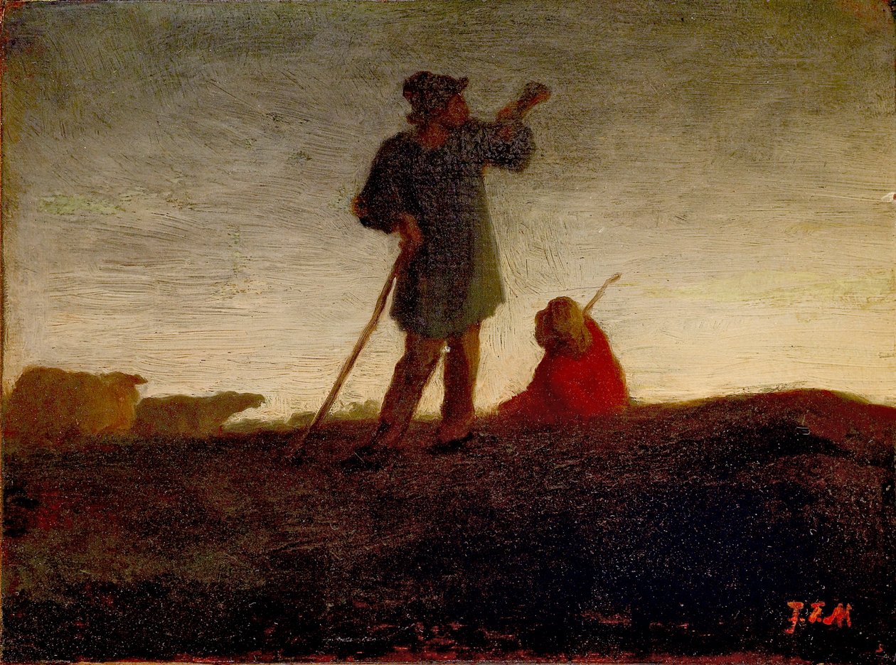Richiamando il gregge da Jean Francois Millet