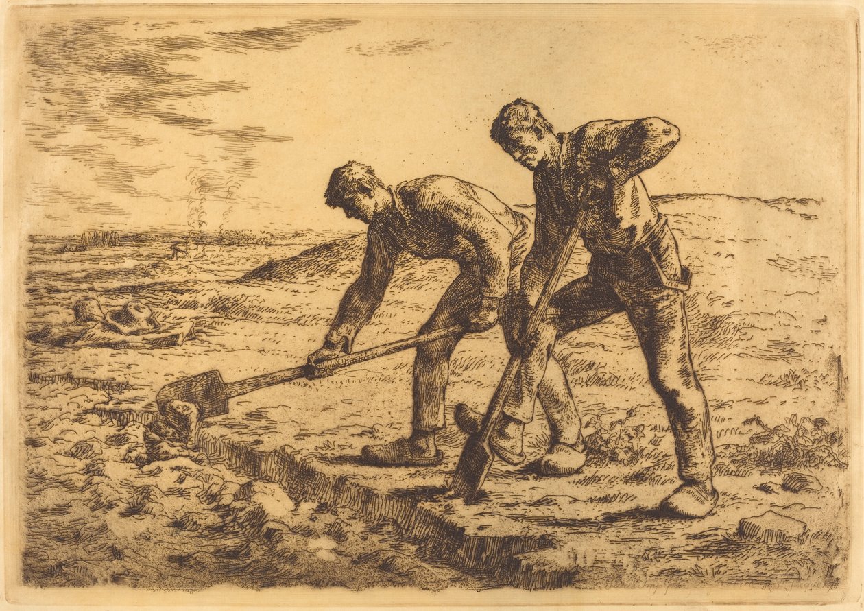 I scavatori da Jean Francois Millet