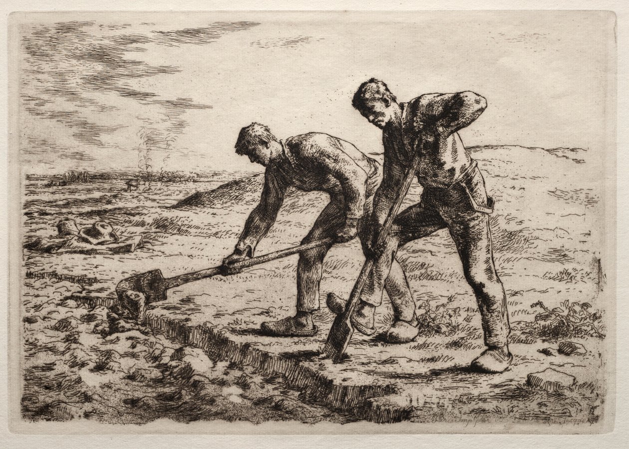 I scavatori da Jean Francois Millet