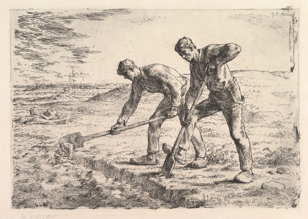 I scavatori da Jean Francois Millet