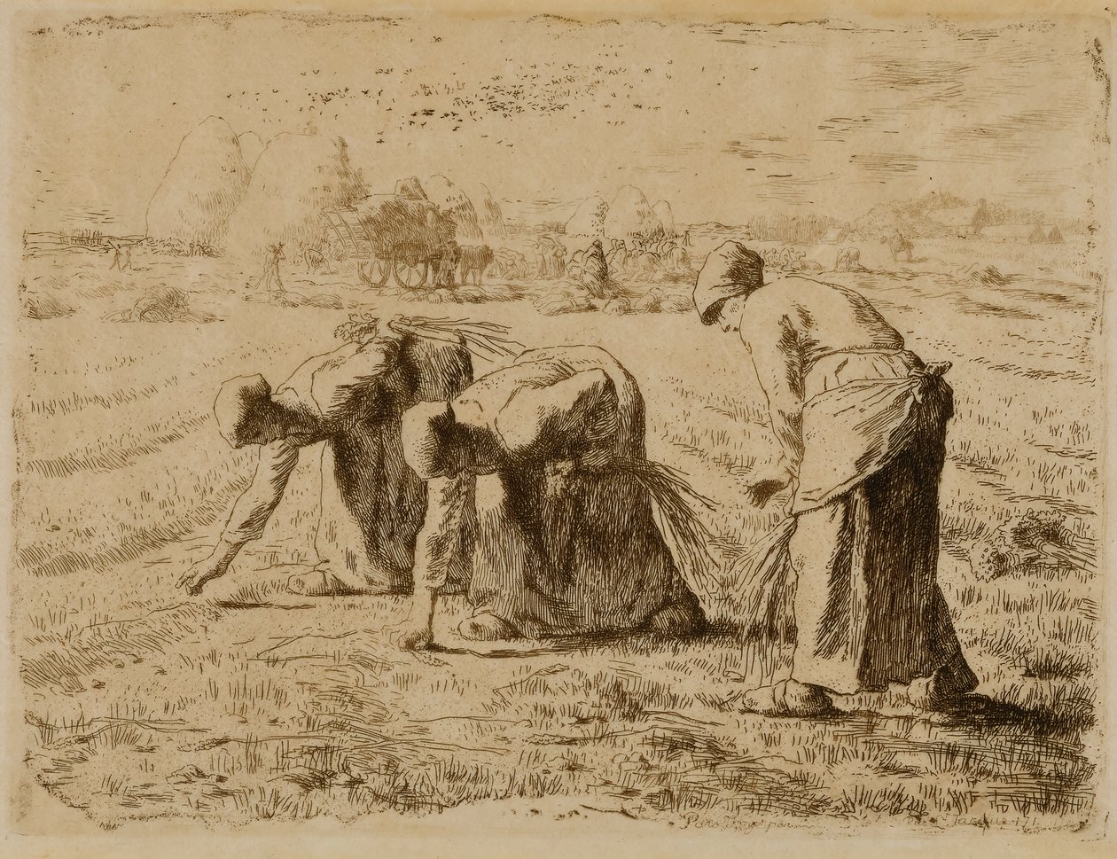 Gli Spigolatori da Jean-Francois Millet