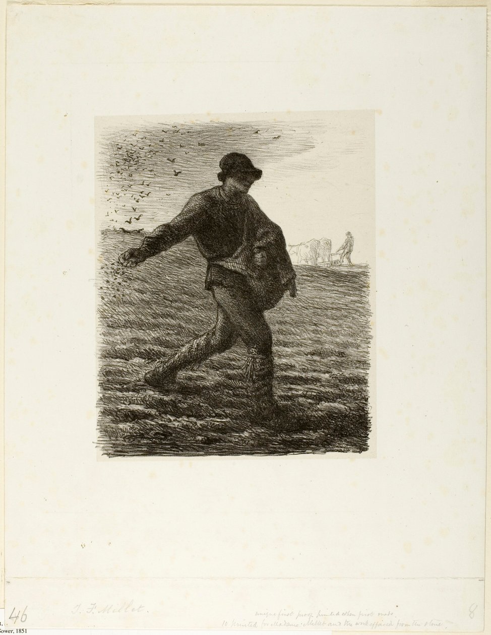 Il Seminatore da Jean Francois Millet