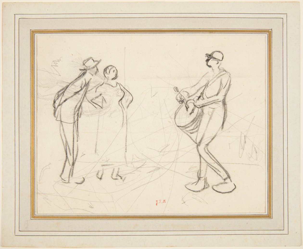 Tre figure da Jean Francois Millet