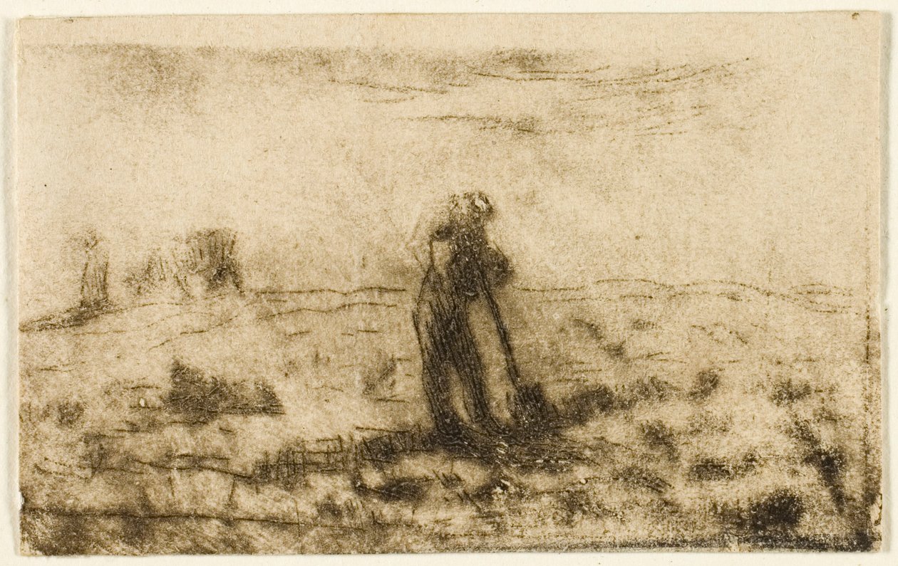Donna che Stende i Panni da Jean Francois Millet
