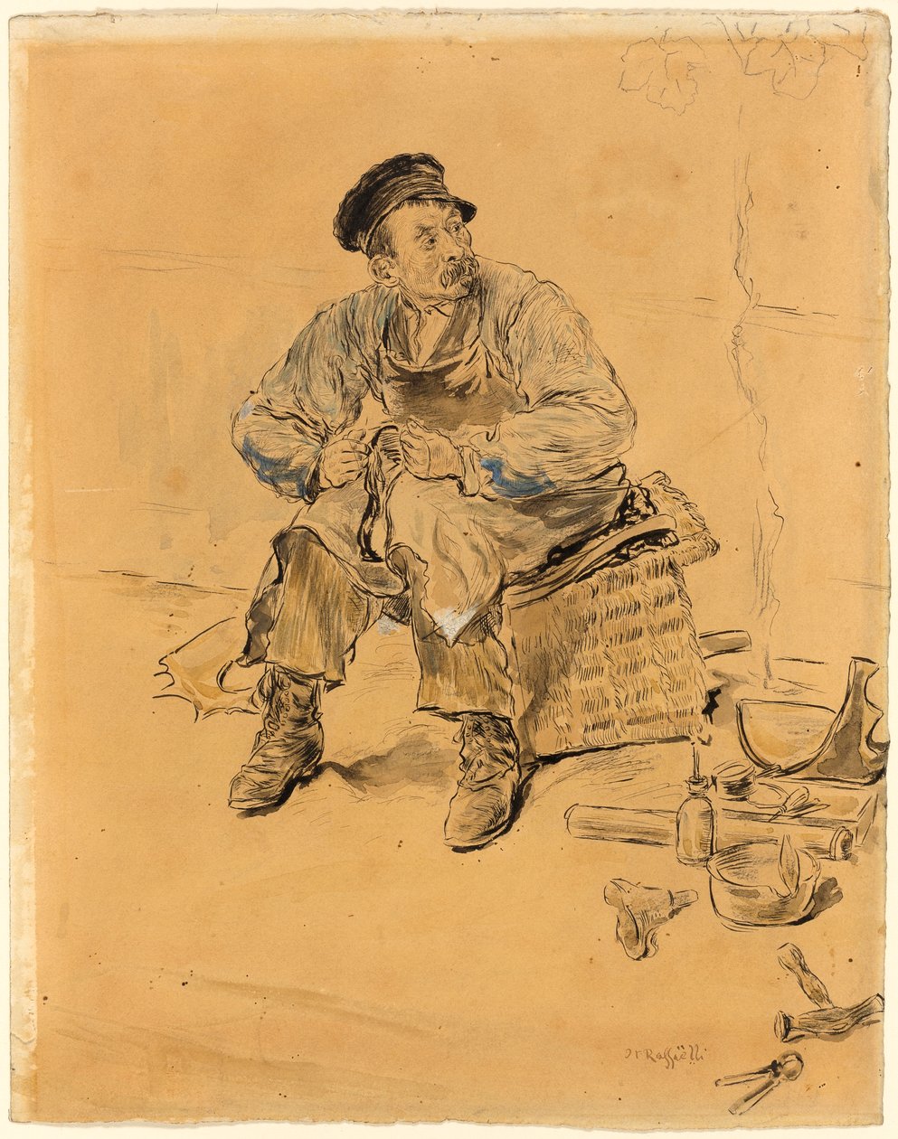 Un ciabattino da Jean Francois Raffaelli