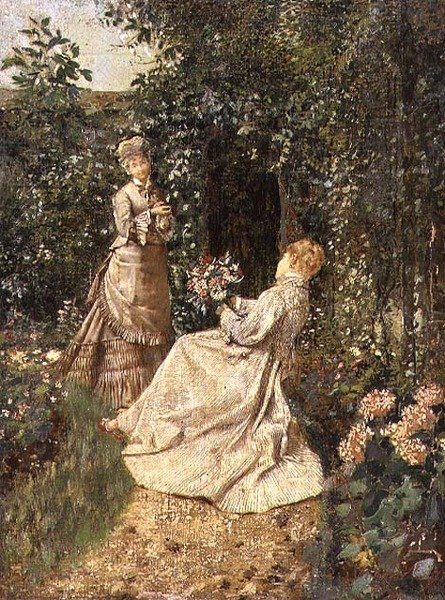 In giardino da Jean Francois Raffaelli
