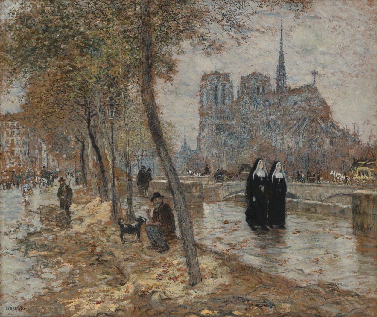 Notre Dame de Paris da Jean Francois Raffaelli