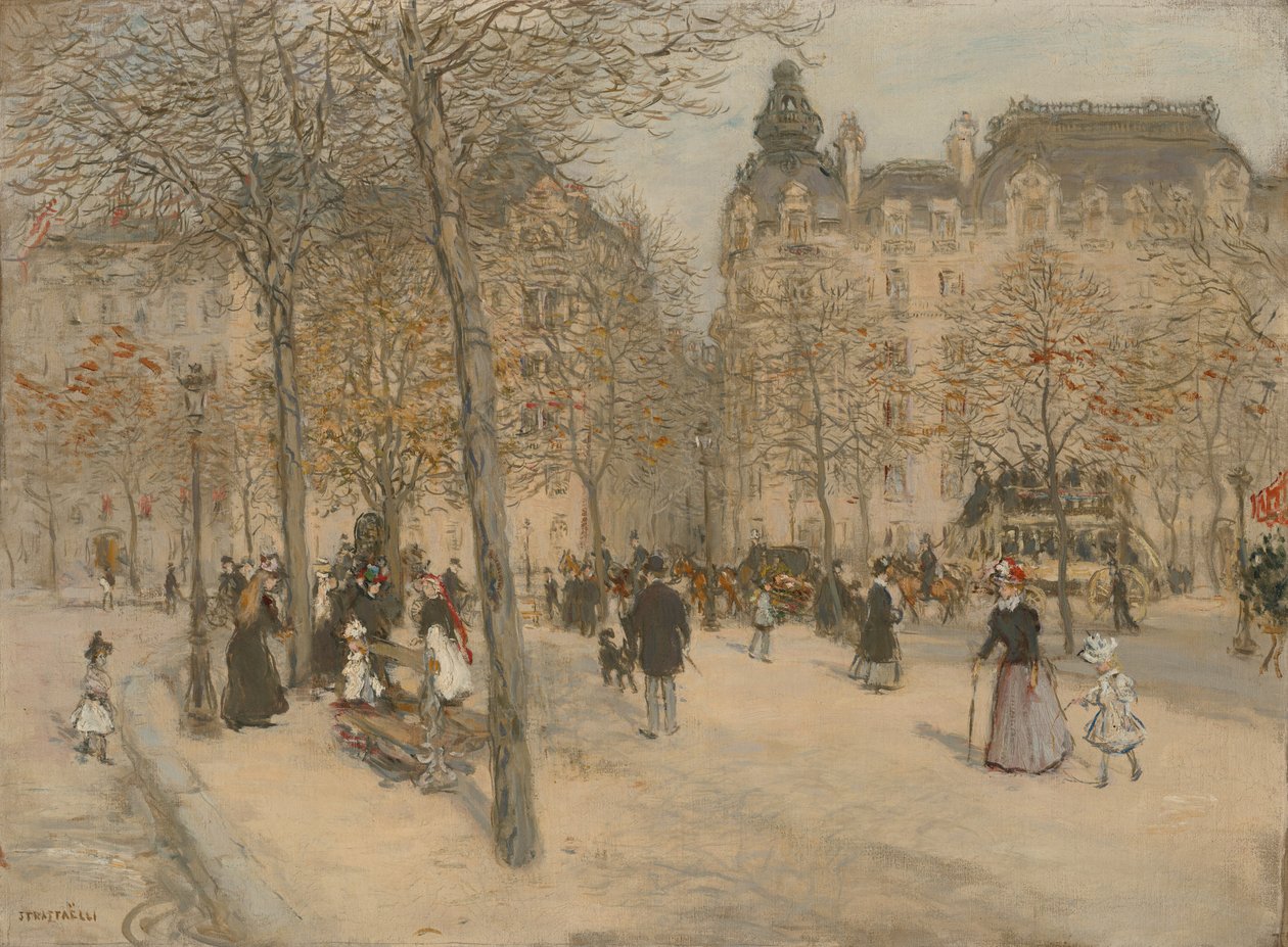 Piazza a Parigi da Jean Francois Raffaelli