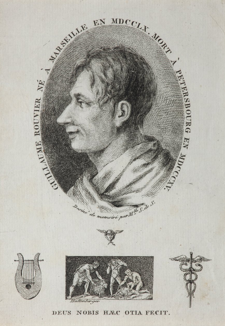 Ritratto di Guillaume Rouvier 1760-1815, 1815 da Jean Francois Xavier Hattenberger