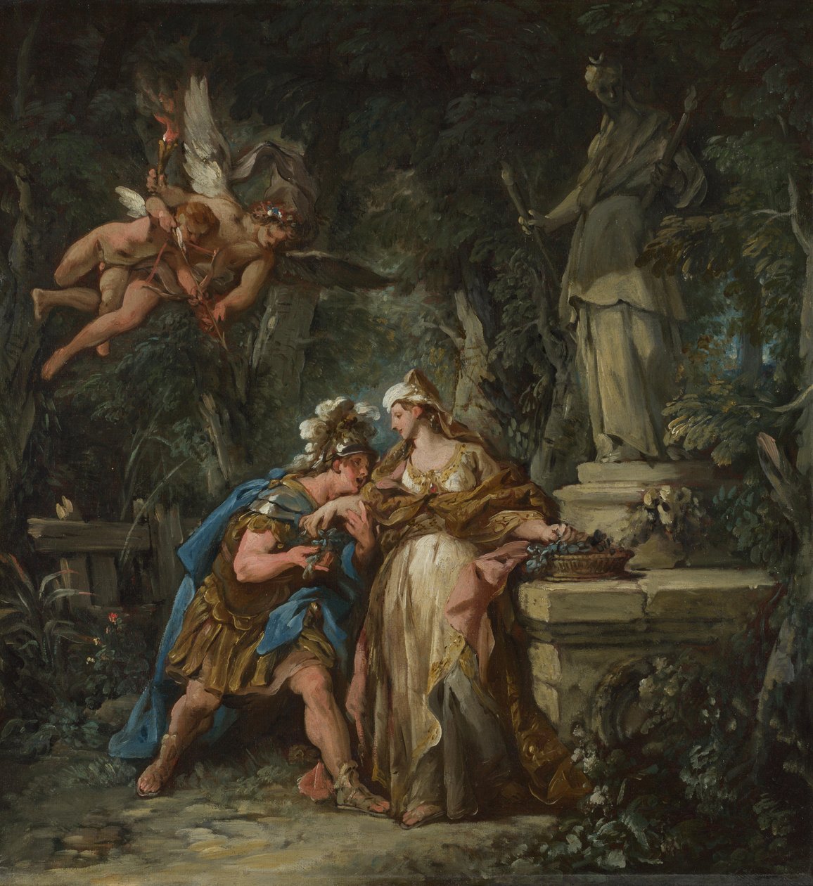 Giasone giura affetto eterno a Medea da Jean François de Troy