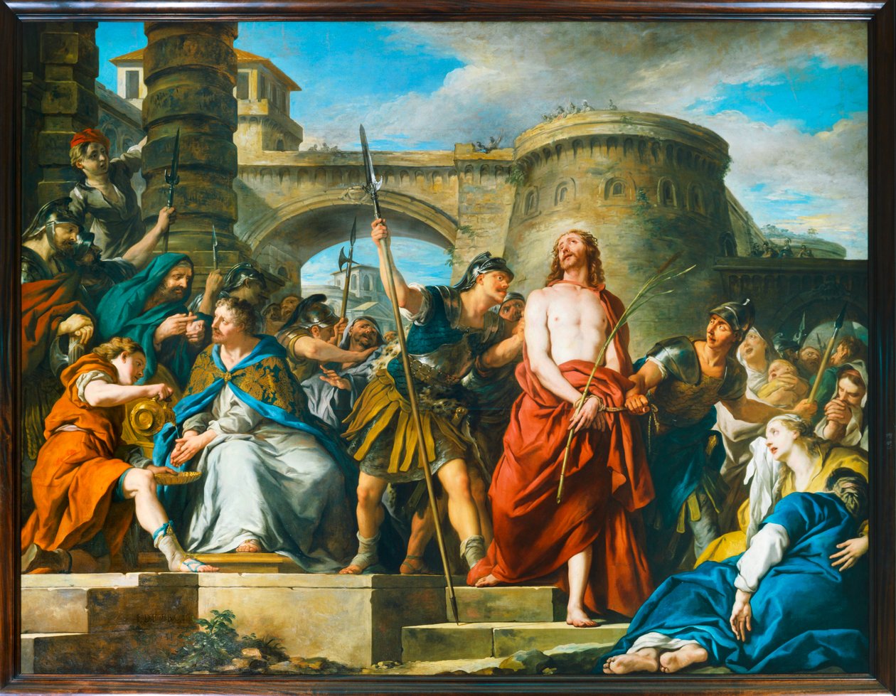 Le Christ devant Pilate - Cristo davanti a Pilato ... da Jean François de Troy