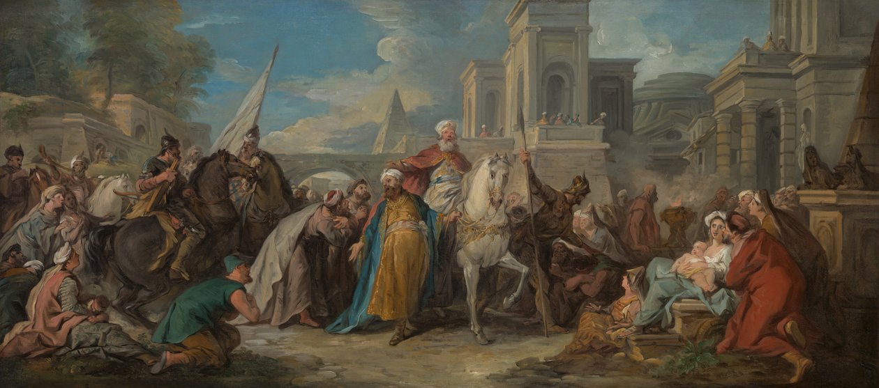 Il trionfo di Mardocheo, c.1736 da Jean François de Troy