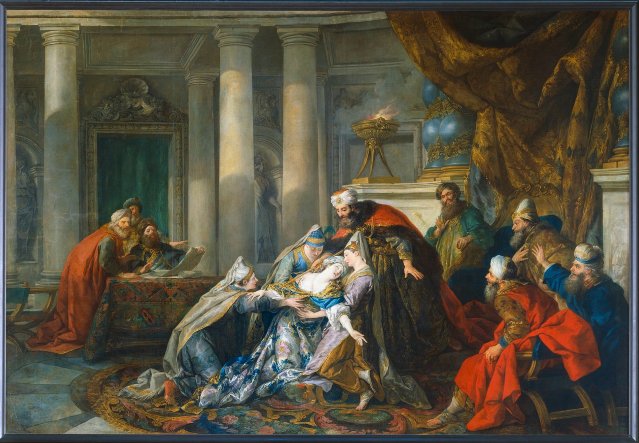 Lo svenimento di Ester ... da Jean François de Troy