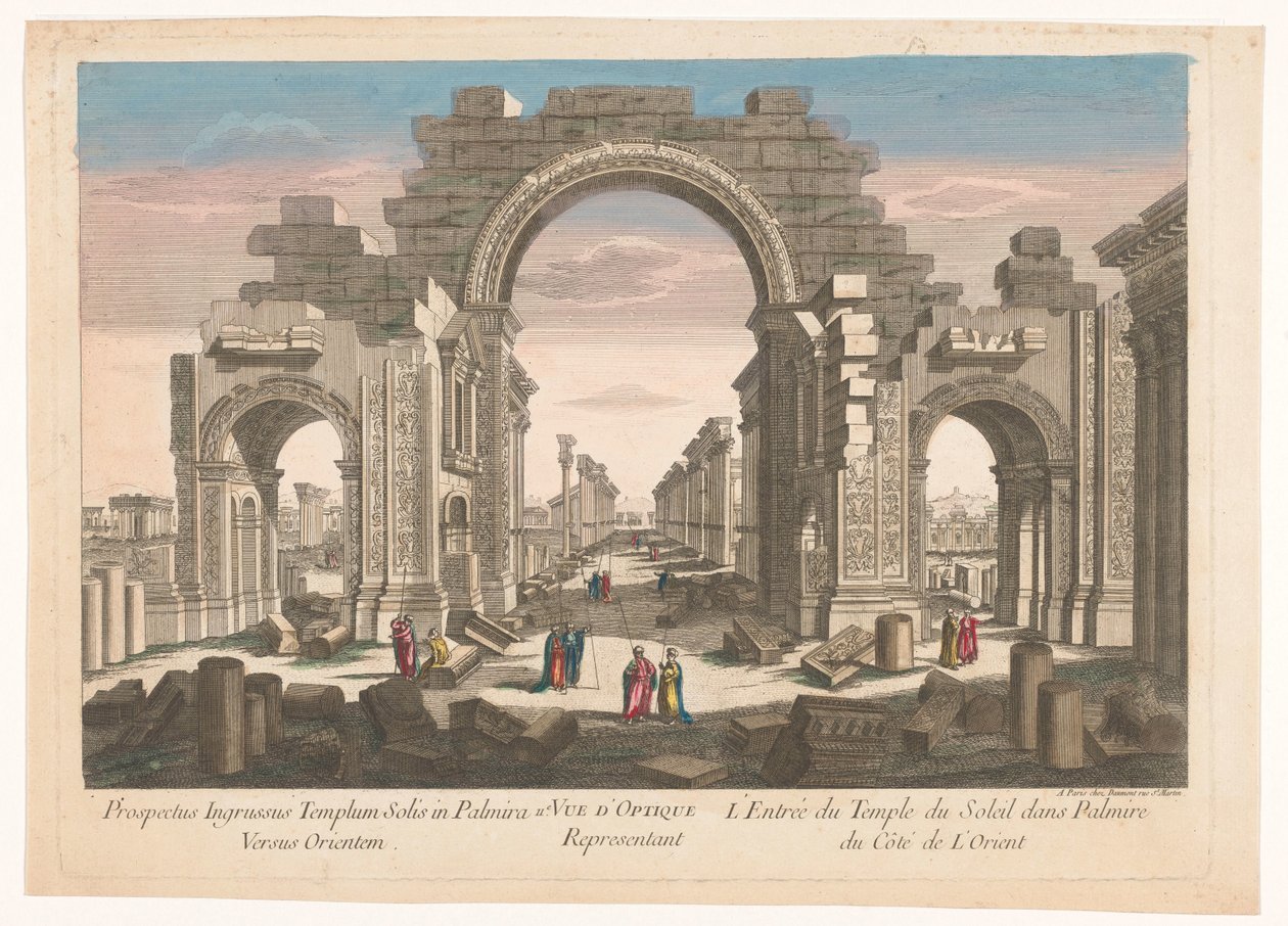 Vista delle rovine dell