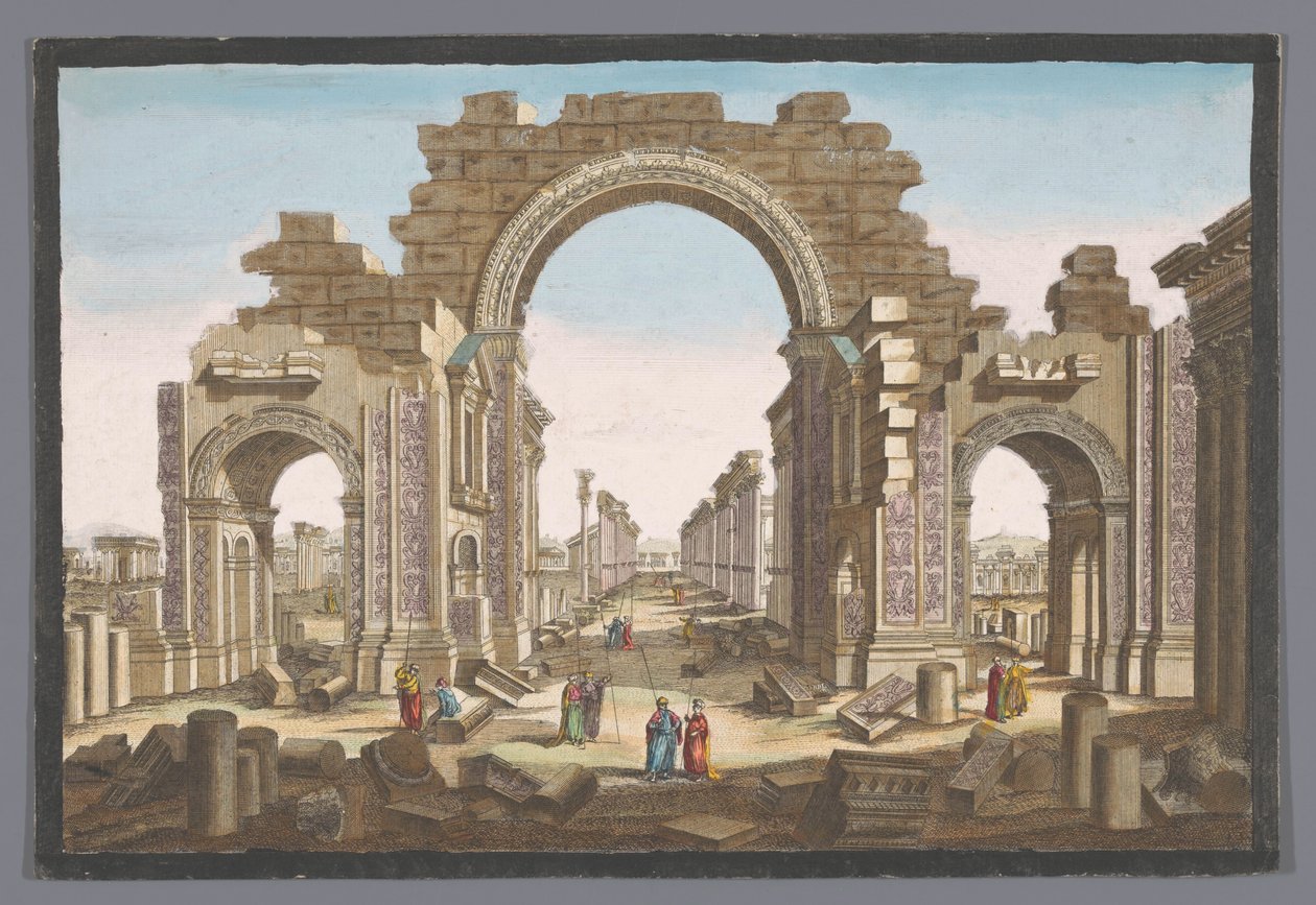 Veduta delle rovine dell