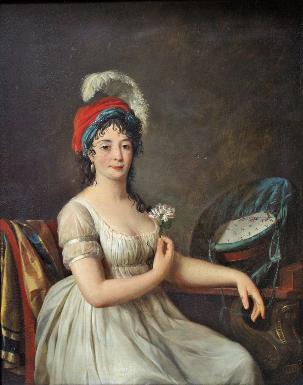 Marie-Rose Aimée Tassin de Villiers (1793-1865), moglie di Tassin de Moncourt da Jean Francois Garneray
