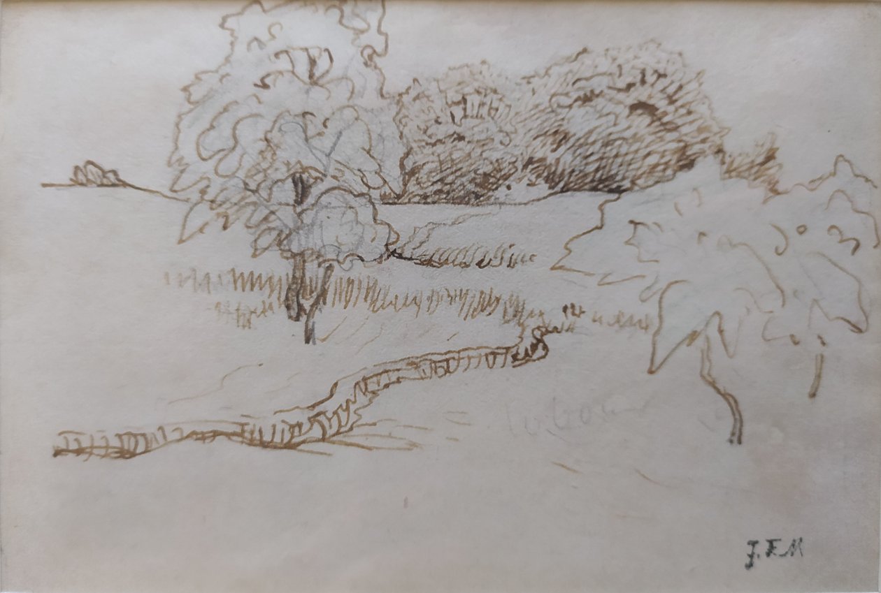[Alberi e boschetti intorno a Vichy] da Jean Francois Millet