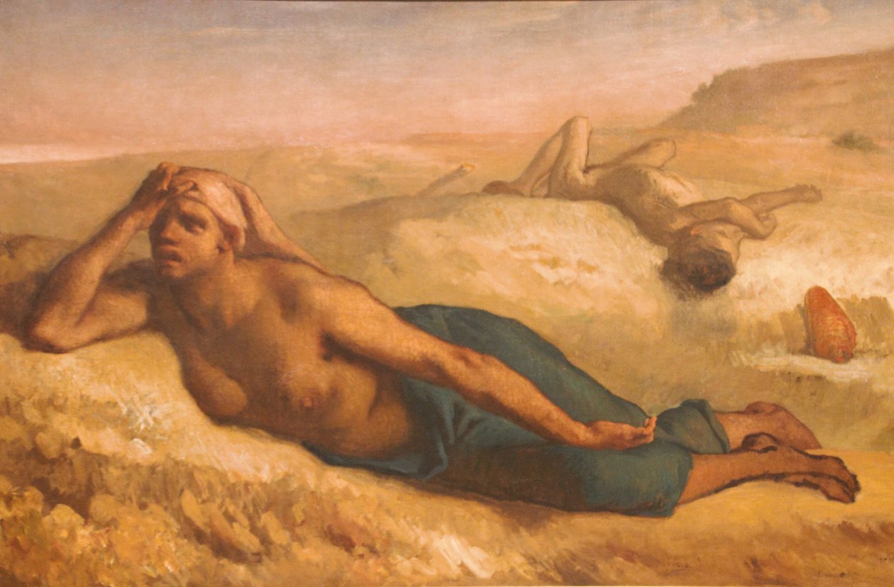 Agar e Ismaele da Jean Francois Millet