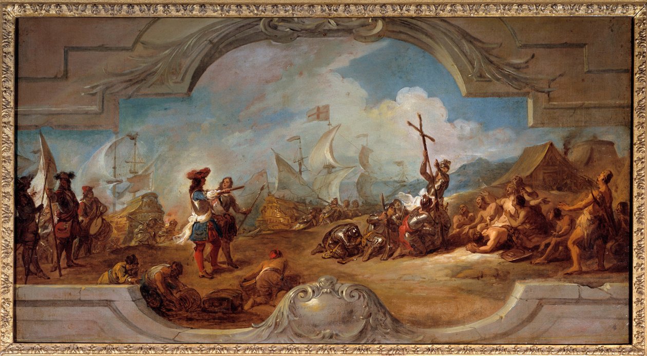 Cristoforo Colombo in America da Jean François de Troy