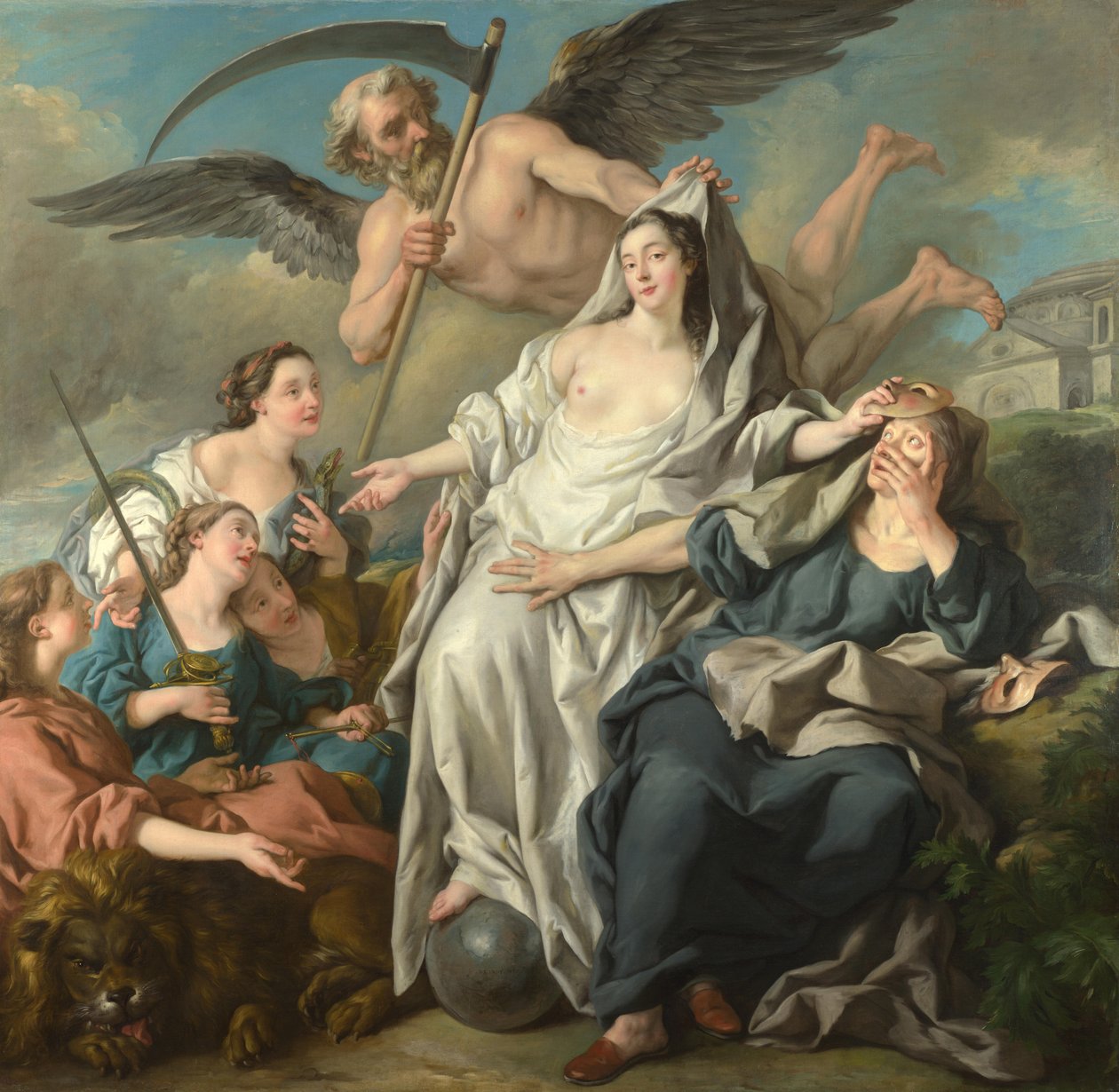 Il Tempo svela la Verità, 1733 da Jean François de Troy